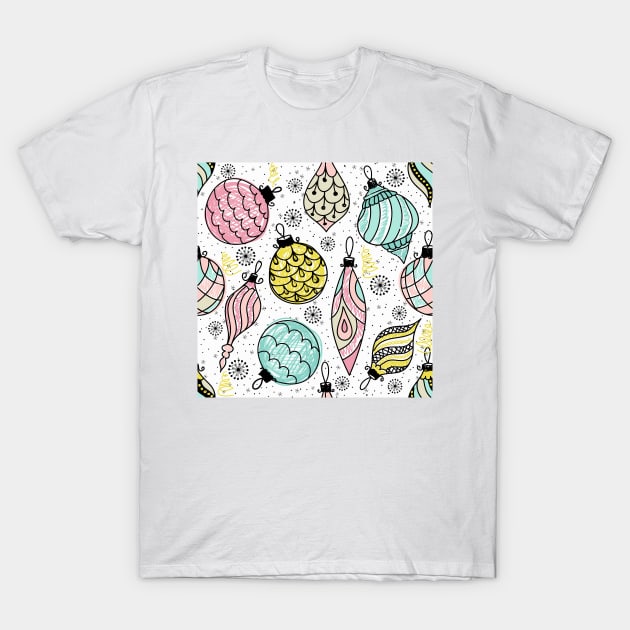 Christmas decoration balls T-Shirt by NataliiaKu